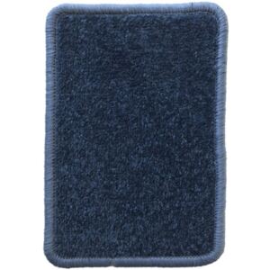 Moderní kusový koberec Eton | tmavě modrý Typ: kulatý 200 cm
