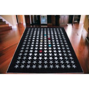 Kusový koberec Multip TOP černý, Velikosti 133x180cm