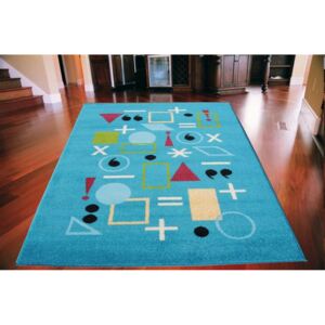 Dětský koberec Plus TOP modrý, Velikosti 160x220cm