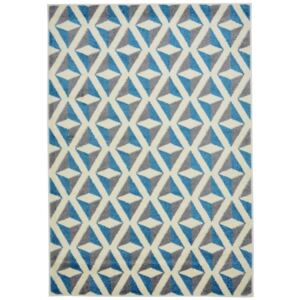 Kusový koberec Karl modrý, Velikosti 80x150cm