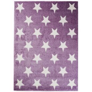 Kusový koberec Happy fialový, Velikosti 200x290cm