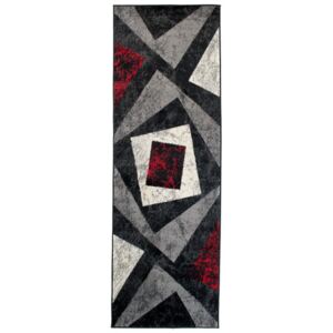 Kusový koberec PP Gil černý 2, Velikosti 70x200cm