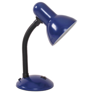 LED modrá stolní lampička 7W denní bílá