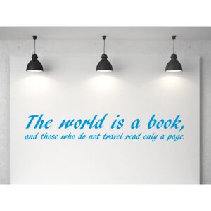 World is a book 100 x 18 cm