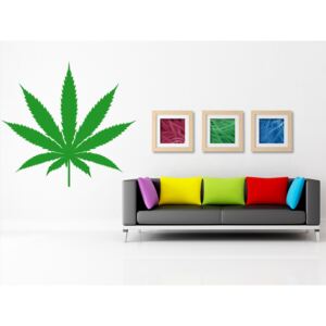 List marihuany 129 x 120 cm
