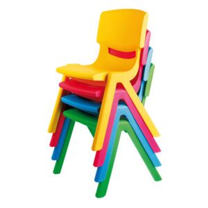 Dětská plastová židle Modrá 30 cm