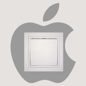 Logo Apple na vypínač 13,5 x 16,5 cm