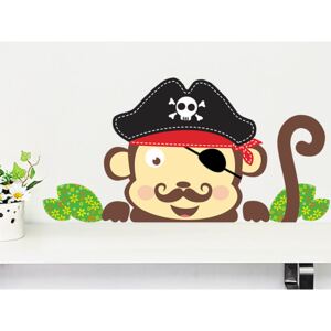 Opička pirát 44 x 22 cm