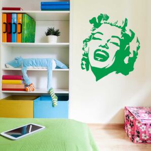 GLIX Marilyn - samolepka na zeď Světle zelená 30 x 40 cm