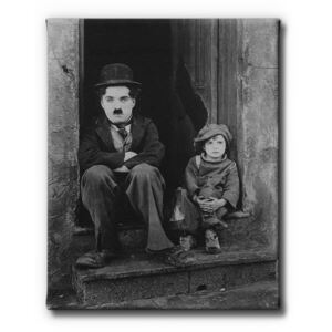 GLIX Charlie Chaplin - obraz na plátně 40x60 cm