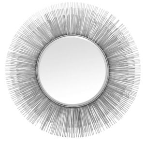 KARE DESIGN Zrcadlo Sunburst Tre - stříbrné, O87cm