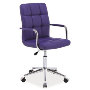 Kancelářská židle Q-022 ekokůže fialová
