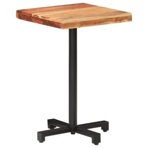 Bistro stůl čtvercový 50 x 50 x 75 cm masivní akáciové dřevo