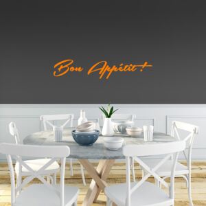 GLIX Bon Appétit - samolepka na zeď Oranžová 50 x 10 cm