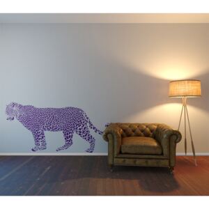 GLIX Gepard - samolepka na zeď Fialová 100 x 50 cm
