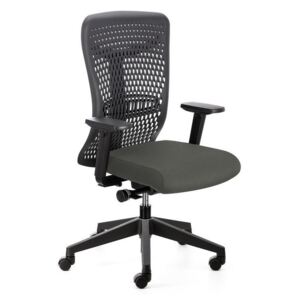 Kancelářská židle ATHENA / B s područkami, šedá