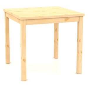 Jídelní stůl S151, 80x80 cm, masiv borovice