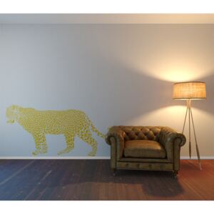 Gepard - samolepka na zeď Žlutá 130 x 75 cm