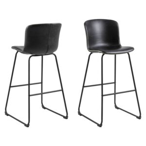 Designová barová židle Nerilla černá