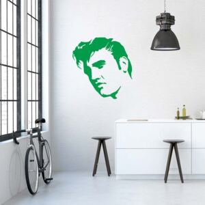 GLIX Elvis - samolepka na zeď Světle zelená 50 x 50 cm