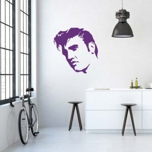 GLIX Elvis - samolepka na zeď Fialová 100 x 100 cm