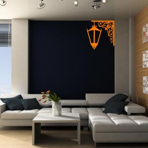 GLIX Lampa - samolepka na zeď Oranžová 50 x 50 cm