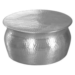 KONFERENČNÍ STŮL, barvy stříbra, kov, 60/60/30,5 cm MID.YOU - Konferenční stolky