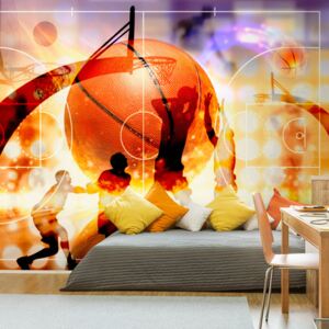 Fototapeta Bimago - Basketball + lepidlo zdarma 300x210 cm