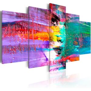 Obraz na plátně - Colourful Sensuality 100x50 cm