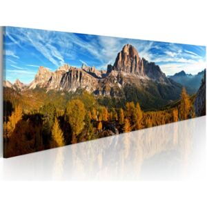 Obraz na plátně Bimago - hora, krajina - panoráma 120x40 cm