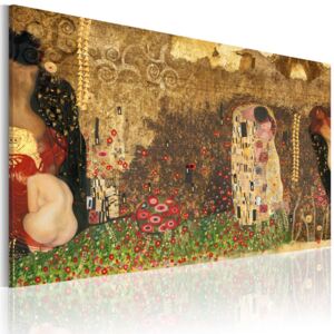 Obraz na plátně Bimago - Gustav Klimt - inspirace 60x40 cm