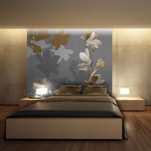 Fototapeta Bimago - Dancing shadows of magnolias + lepidlo zdarma 250x193 cm