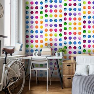 Bimago Tapeta - Colourful Dots role 50x1000 cm