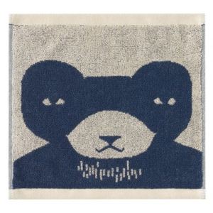 Malý ručník Bear blue 30 x 30, Donna Wilson, UK Modrá