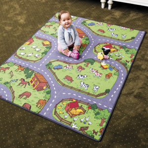Vopi Dětský koberec Farma, 140 x 200 cm