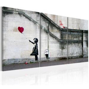 Obraz na plátně - There is always hope (Banksy) - triptych 60x30