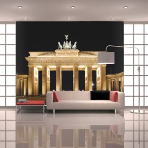 Bimago Fototapeta - Pariser Platz with the Brandenburg Gate, Berlin 200x154 cm