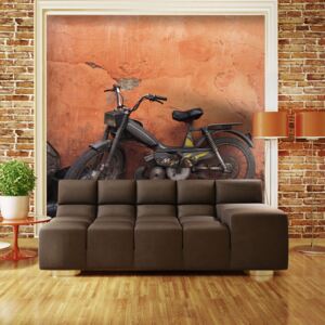 Fototapeta Bimago - Old moped + lepidlo zdarma 200x154 cm