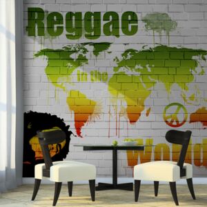 Bimago Fototapeta - Reggae in the world 200x154 cm