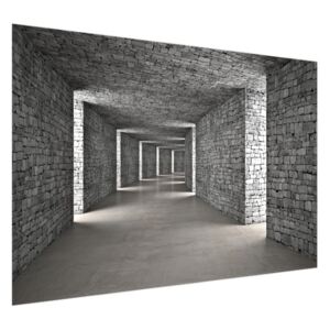 Samolepící fólie Šedý kamenný tunel 200x135cm OK3712A_1AL