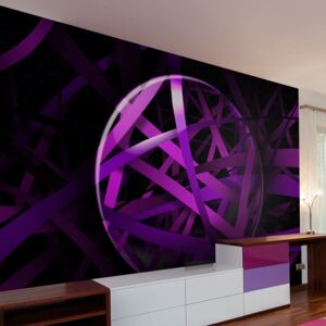 Fototapeta Bimago - Ribbon Of Purple + lepidlo zdarma 300x210 cm