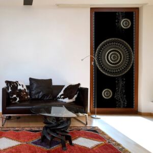 Fototapeta na dveře Bimago - Motiv – circles + lepidlo zdarma 90x210 cm