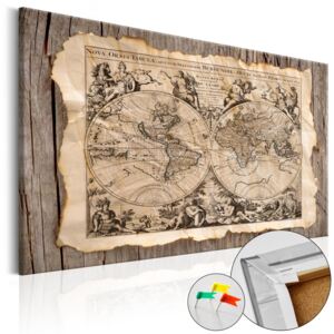 Bimago Obraz na korku - Map of the Past 120x80 cm