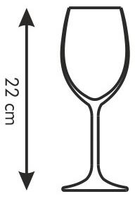 TESCOMA sklenice na bílé víno SOMMELIER 340 ml, 6 ks