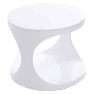 Odkládací stolek Cernobbio 52 cm, bílý