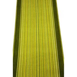 Kobercový běhoun zelený Carnaby 1 m šířky 67 cm