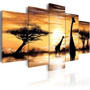 Obraz na plátně - Wild Africa 100x50 cm