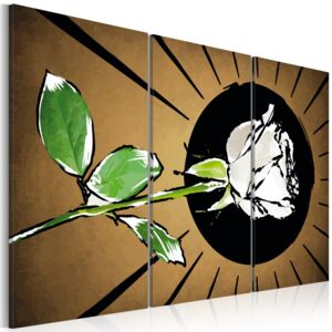 Obraz na plátně Bimago - Rose brightness 60x40 cm