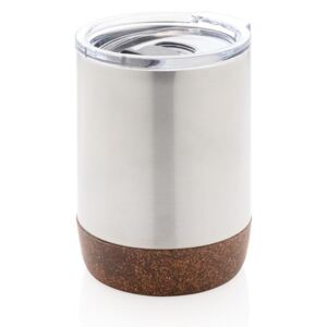 Termohrnek do kávovaru Cork, XD Design, stříbrný, 180 ml