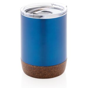 Termohrnek do kávovaru Cork, XD Design,180 ml, modrý